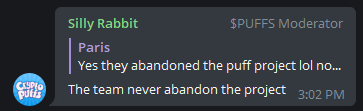 V01DGrrl's tweet photo. Morgan Freeman Narrative Voice: And then they totally did
#cryptopuffs @crypto_puffs #BSCScams #scammers #scams #rugpull #cryptocurrency https://t.co/k86jGEmRAH
