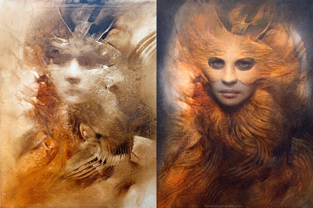 Today’s post on muddycolors.com // PAINTING THE SEEKER by <a href="/vanessalemen/">Vanessa Lemen</a>