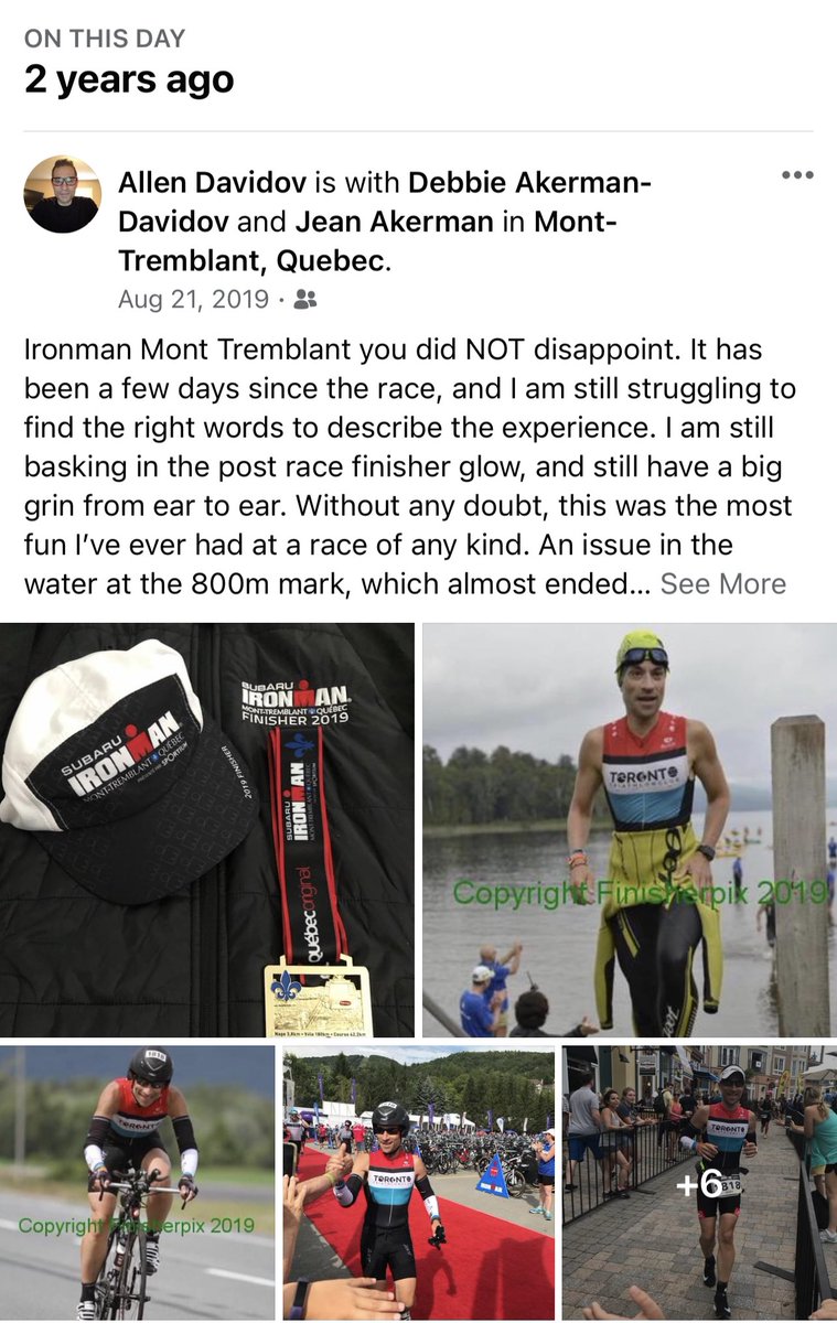 AllenDavidov's tweet image. I cannot believe it’s been two years since @IRONMANtri @IMMontTremblant . A 140.6 I won’t soon forget! #AnythingIsPossible #IMLife