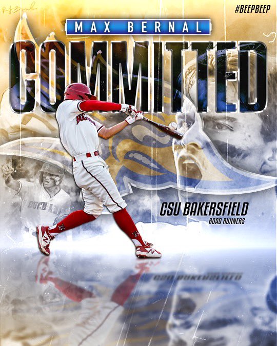 After much thought and consideration, I have decided to continue my education and take my skills to the Big West at Cal State Bakersfield! Thank you God, my family, friends, and coaches for always being by my side and pushing me to be better every single day!💙💛#BeepBeep