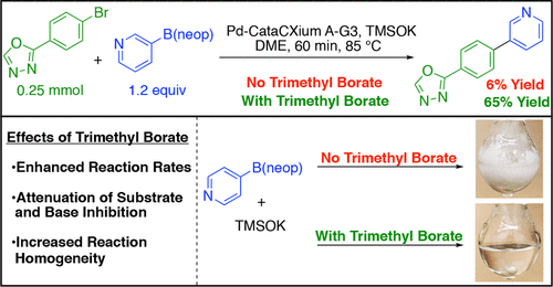 Heteroaryl–Heteroaryl, Suzuki–Miyaura, Anhydrous Cross-Coupling Reactions Enabled by Trimethyl Borate (<a href="/J_A_C_S/">J. Am. Chem. Soc.</a>): pubs.acs.org/doi/10.1021/ja….