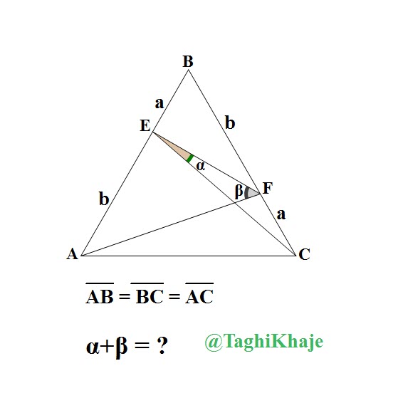 TaghiBehradfar's tweet image. #sumofangles #equilateraltriangle #triangle #onlinemath #learning #teaching #mathfriends #follow #donate #matematics #mathsolvers #mathhelpers