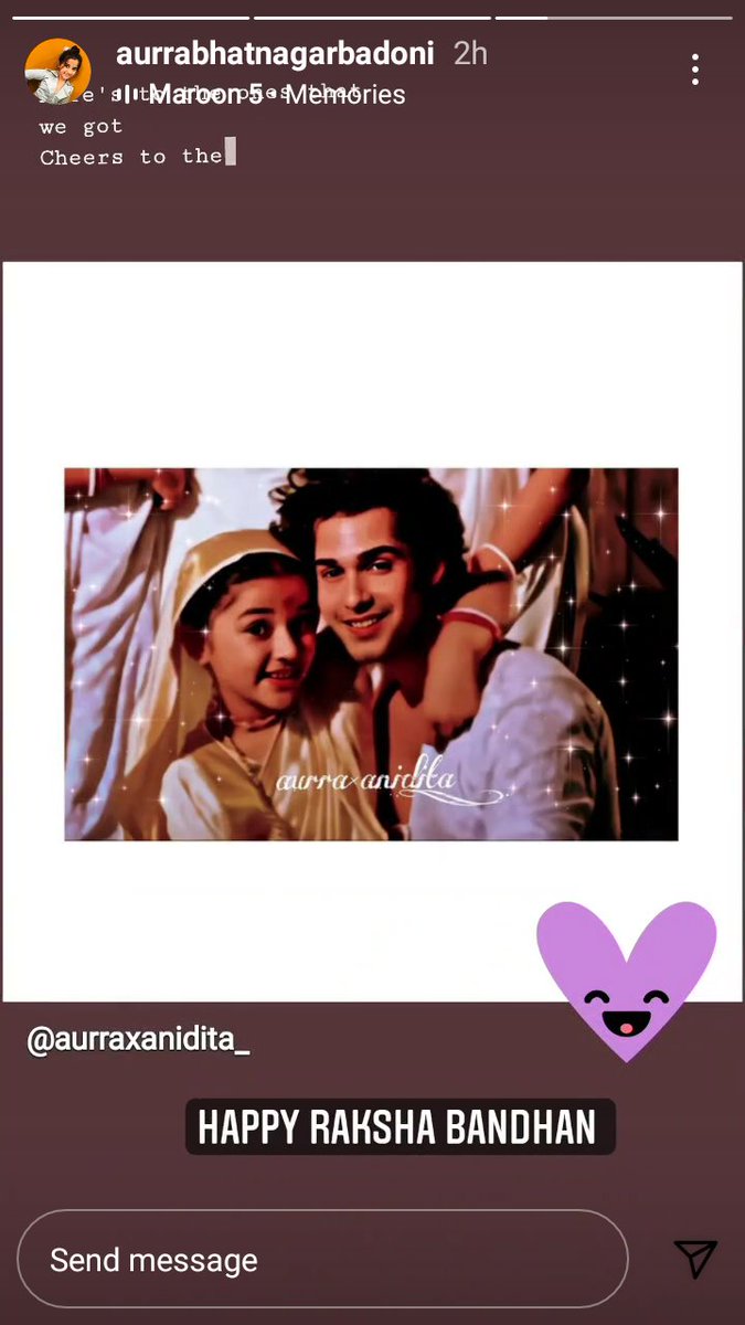 _Litttz's tweet photo. Aww..Aurrupie wished Dev for Raksha Bandhan🥺💕
Aurru's Dev bhaiyaa &amp; his Oreo❤
One of the most favourite bonds from #BarristerBabu❤❤

Like #Aurrisht miss them too so much😭

#AurraBhatnagarBadoni 💫#DevAdityaa 💫
#AurrishtAsAnidita https://t.co/2FFUMzsDDW