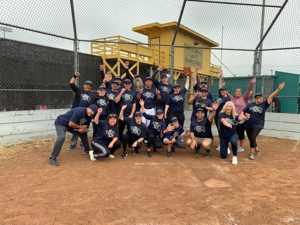 Wohoo!! PVUSD CARES team wins first game! Wait to go team ⚾️🥎🧢📣
#PVUSDProud #BIGwin 

@mlrod32 @mrhoffmanslab @MadamePrincipal @pvusdReads @AguerriaLisa