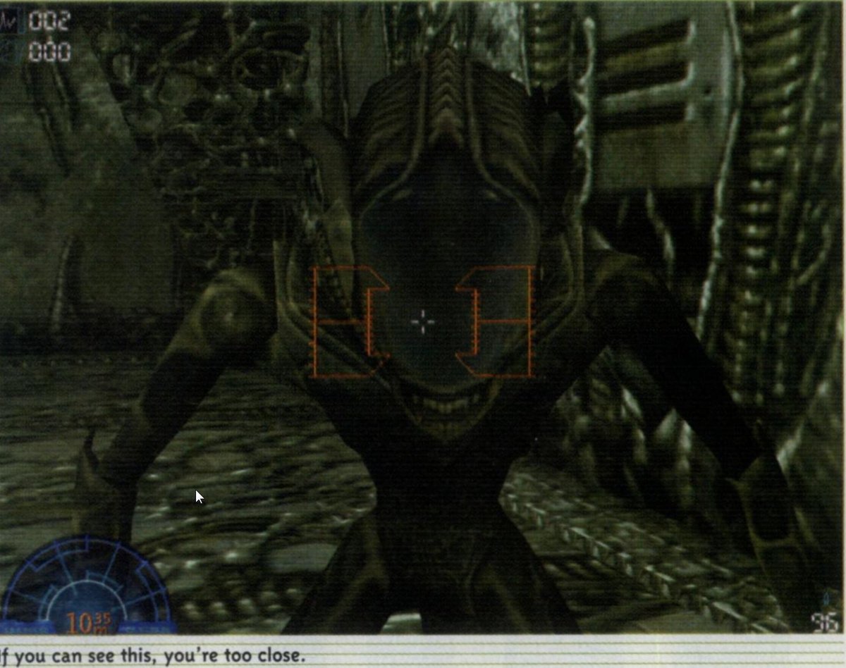 Stung_5's tweet image. Aliens vs. Predator 2 Beta marine HUD during development circa 2000 to early 2001

#AliensVsPredator2 #AliensvsPredator #AVP2 #Monolith #gamedev