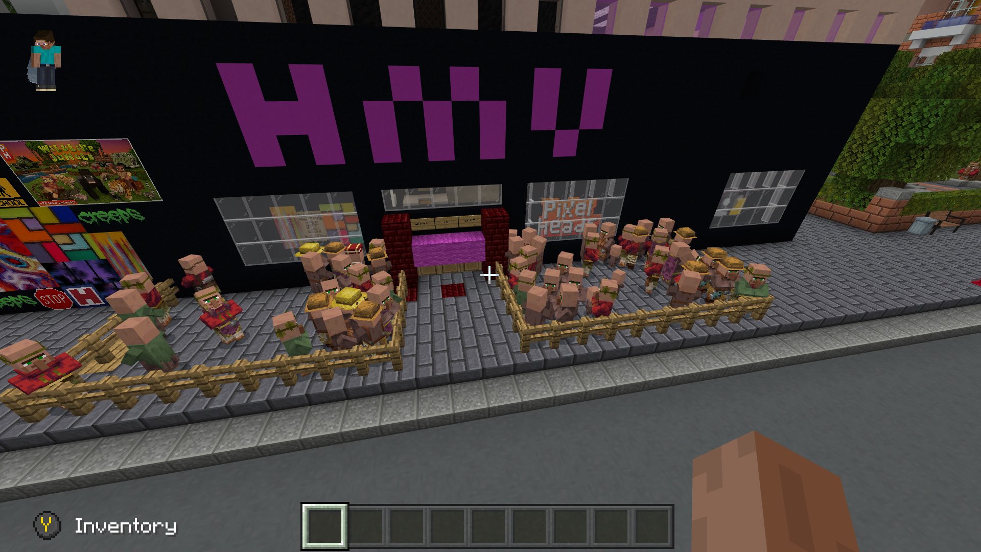 BBC City Council on X: Long Crowd, Lots of music and Lots of glammer as # HMV Opens it's 1st Minecraft Location in Newer Bbc City!  t.cosAixvLZHOU  X