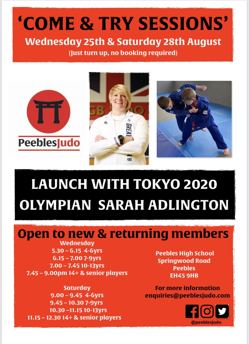 Why not try something new? <a href="/JudoPeebles/">PeeblesJudo</a> #tryitout #newskills