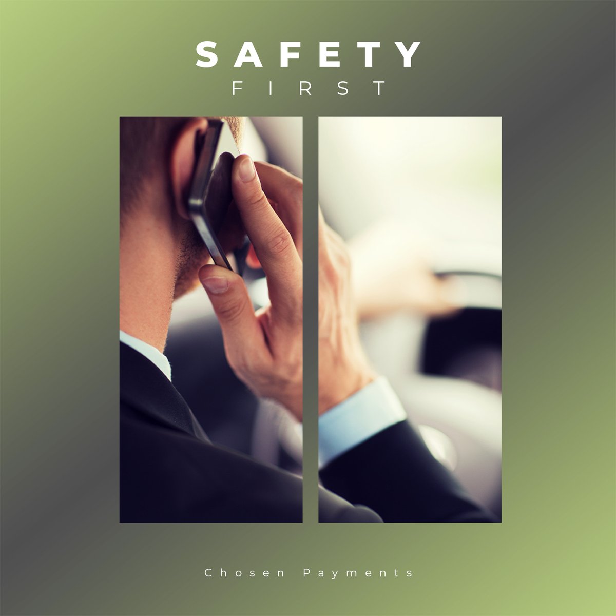 Safety First - Fraud isn’t the only risk from a phone order. Never accept a credit card from someone when you know they are driving a vehicle. Ask them to call you back when they are no longer driving. .