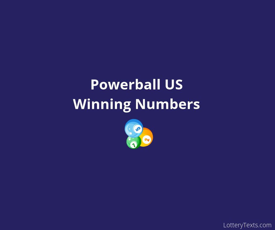 Find out all the latest Powerball USA lottery results along with Wednesday and Saturday winning numbers now!
https://t.co/8kU9voGroX

#lottery_resullts_powerball 
#powerball https://t.co/IT1kqlp3Td