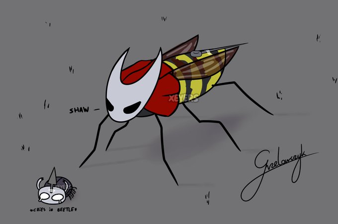 Jody Wegner ✨After 15 monthsGOT WORK!✨ on X: Also drew a big version of  Hornet from #HollowKnight . She tells me every god damn day to git gud.   / X