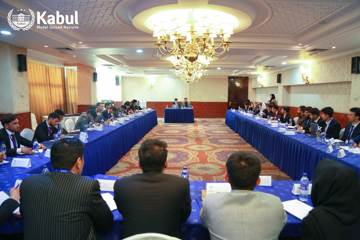KabulMUN's tweet photo. In 2019, we almost reached our goals set years back - with over 300 delegates from 30 provinces of Afghanistan.

The delegates debated on the Afghan peace process, SDGs, racism, educational system, and promoting entrepreneurship in rural areas. https://t.co/N4NxgstEOS