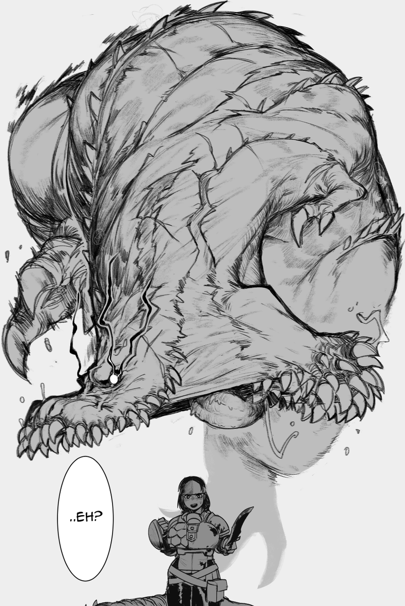 Krekkov's tweet photo. Oh poor hunter gonna get eaten by jho 😔

😏🍖🦎 https://t.co/9ZHYV0FJId
