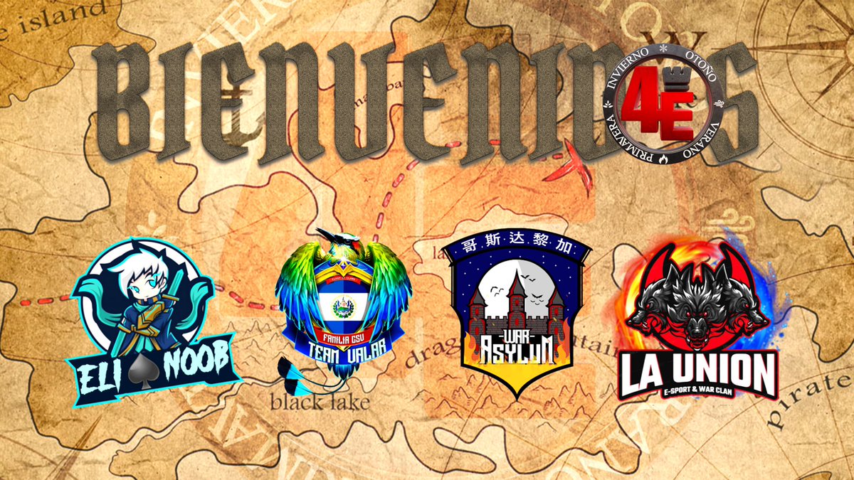 Torneo 4Estaciones (@4e_torneo) on Twitter photo Los penúltimos de nuestros 32 seleccionados, vienen con todo a dar lo mejor en este verano.
🏴☠️<a href="/EveneeReina/">✿*:・゚🌻𝓔𝓿𝓮🌻゚・:*✿</a> representando a Eli noob
🏴☠️<a href="/tiomorghulis/">Valar Morghulis</a>
🏴☠️ Asylum clan war
🏴☠️ @ShaGy504Hn del clan la unión
🏴☠️🏴☠️🏴☠️🏴☠️BUENVENIDOS🏴☠️🏴☠️🏴☠️🏴☠️ Los penúltimos de nuestros 32 seleccionados, vienen con todo a dar lo mejor en este verano.
🏴☠️<a href="/EveneeReina/">✿*:・゚🌻𝓔𝓿𝓮🌻゚・:*✿</a> representando a Eli noob
🏴☠️<a href="/tiomorghulis/">Valar Morghulis</a>
🏴☠️ Asylum clan war
🏴☠️ @ShaGy504Hn del clan la unión
🏴☠️🏴☠️🏴☠️🏴☠️BUENVENIDOS🏴☠️🏴☠️🏴☠️🏴☠️