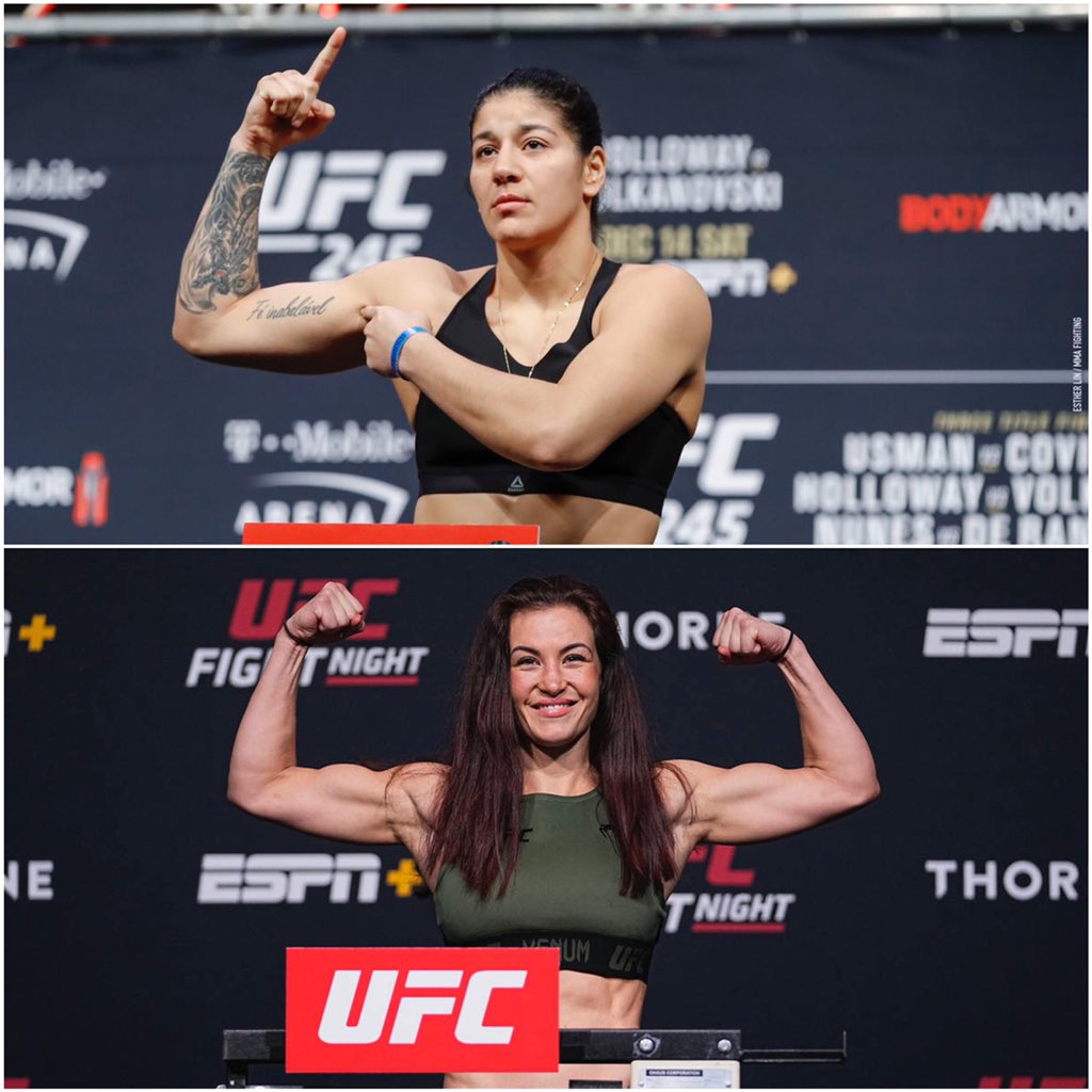 UFCRumorsNews's tweet photo. Ketlen Vieira (11-2) vs Miesha Tate (19-7)

UFC Fight Night - October 16th https://t.co/9gSf0BLfrD