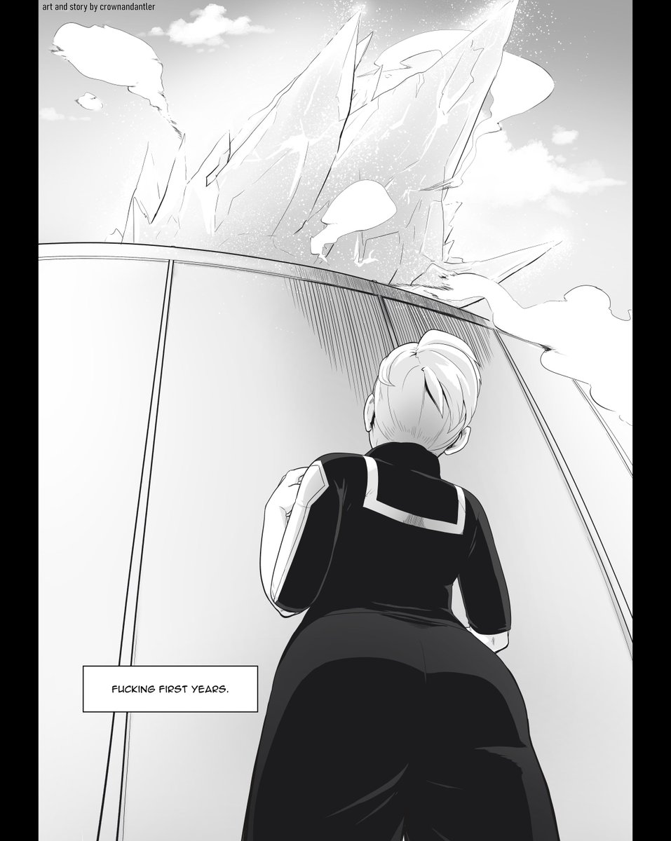 CrownAndAntler's tweet photo. Introducing the beginning of my #bnhaoc #fancomic! Several ocs presented are my own, but many others have also been donated by wonderful creators to fill this  world! Creators will be credited as ocs get their intros ;) I hope you enjoy! https://t.co/MhL4dIYt0d