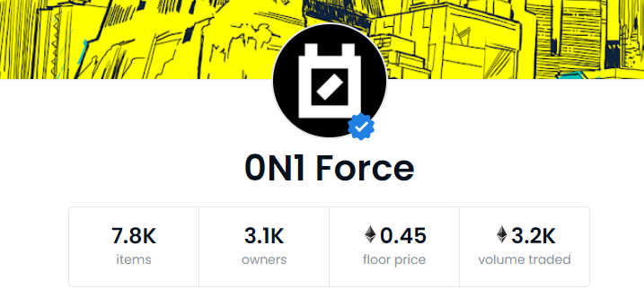 NFTShotcaller's tweet photo. @0n1Force Post reveal already verified with over 3.2k in volume traded. Drop of the year!!!! https://t.co/rZCsJwm5xH