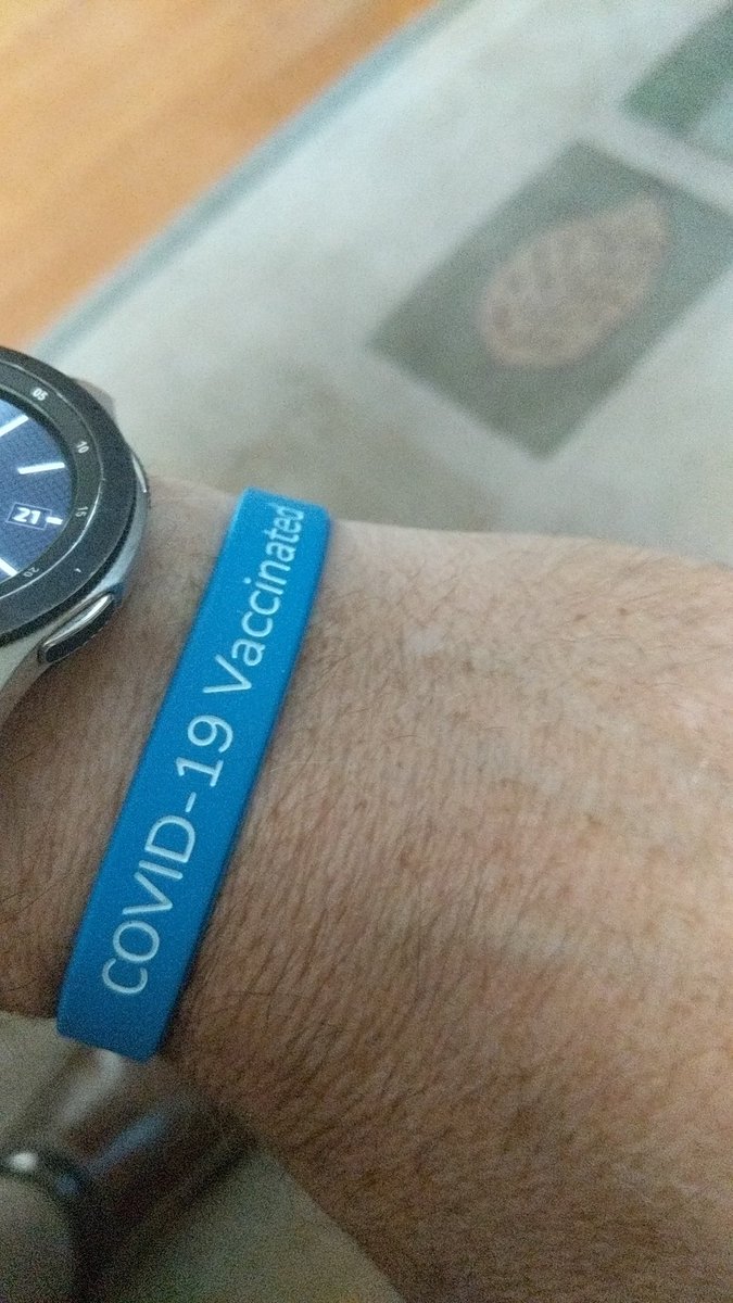 Received today - less than a week after ordering - giving extras to family and interested (vaccinated) friends. Wearing a mask sometimes sends a mixed signal. 
#VaccinesWork <a href="/VacSeenOrg/">VacSeen.org</a>