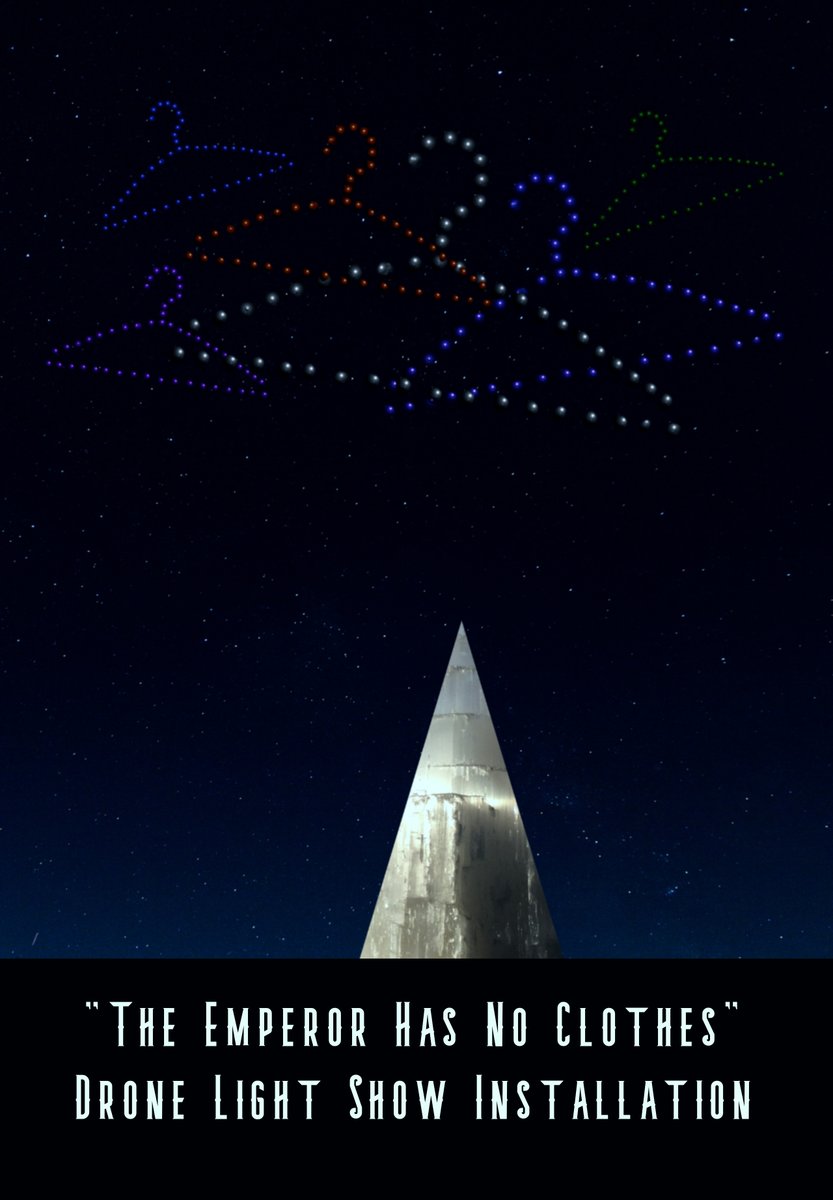lampoonists's tweet photo. Drone Light Show Installation Art at the Contemporary Art Museum #artinstallations #installationart  #contemporaryart https://t.co/WsCoXwkekf