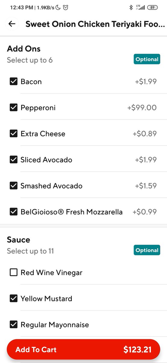 I just want a <a href="/SUBWAY/">Subway®</a> but a 123$ one ?!?!?!!!? whew