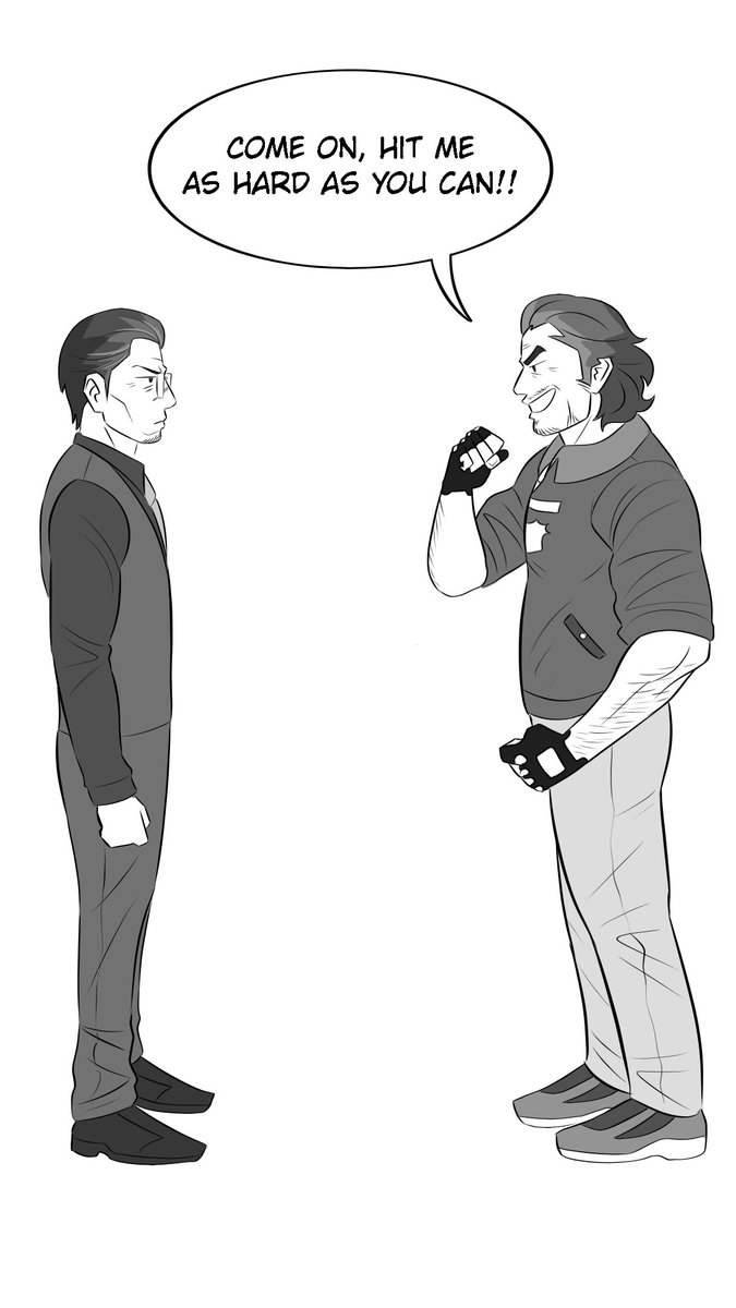 avokemono's tweet photo. “Hit me as hard as you can” - Adachi’s last words #adachiwagi (1/5) https://t.co/fEY58HJSEL