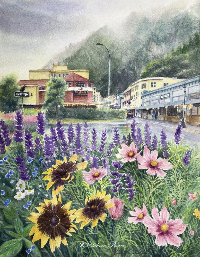 Chihiro Pierce Warercolor Artist Chihiropierce Twitter