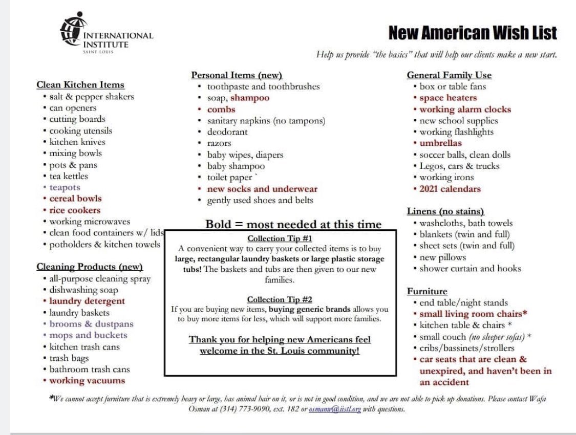 What is needed <a href="/iistl/">International Institute of St. Louis</a>