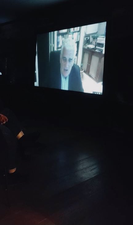 FIMuseum's tweet photo. Dr Chris Parry, retired Royal Navy Rear Admiral, gave an illuminating first hand account of his experiences during the Falklands War at the HDM this evening.
Thank you from us all! @DrChrisParry
#falklandswar #1982war https://t.co/rjqRX1vEvr