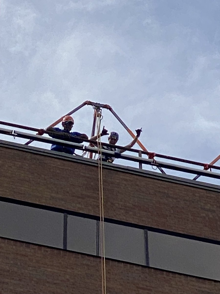 rebecca_shiroff's tweet photo. Best fundraiser I have ever participated in, bar none! #manlius #overtheedge #mcmahonryancac #notafraidofheights https://t.co/GsCl6O2PT0