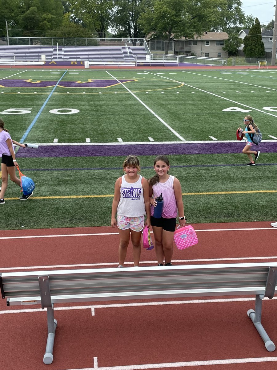 Thank you @GoWHS_Dance for a wonderful Kids Dance Camp! These two can’t wait to perform under the Friday Night Lights! #d118life #ForTheW