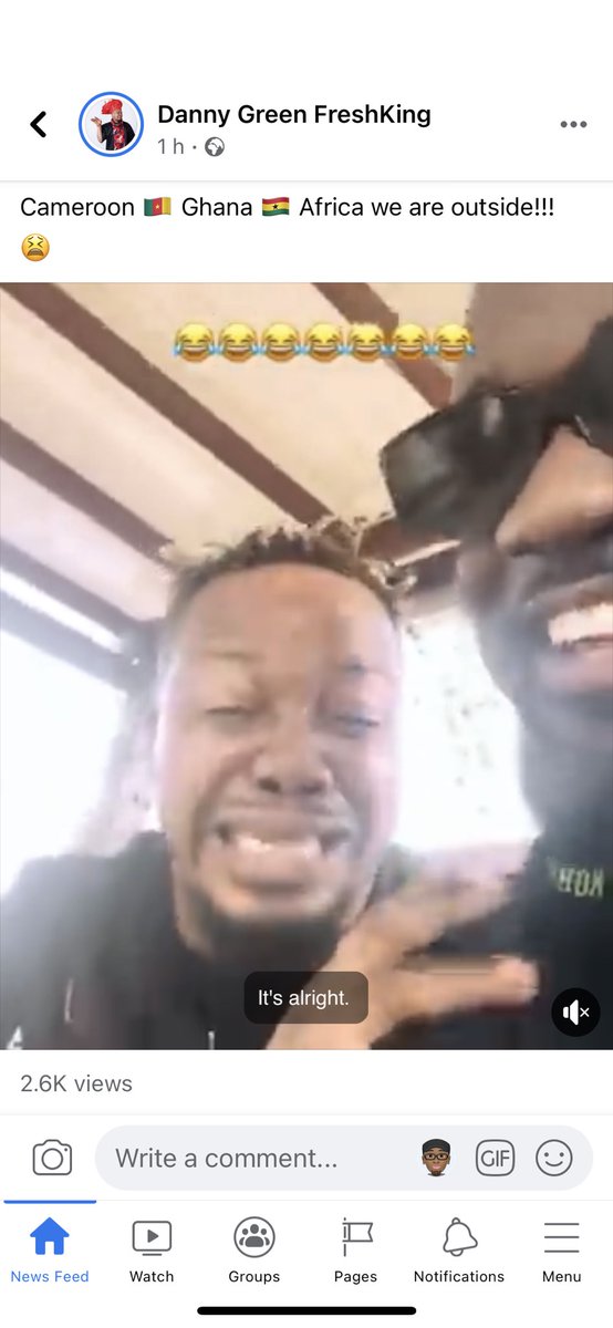 PrinzSarkCess's tweet photo. Apparently, Danny Green 👇, is a Cameroonian 🇨🇲 comedian…he posted his video with @sarkodie on FB &amp; his countrymen are so proud of him for projecting Cameroon. Sarkodie is an African treasure, let’s learn to cherish him. #SarkodieLiveInNigeria https://t.co/tMJuZyQztz
