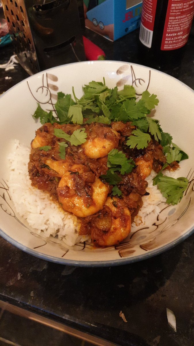 Rangoon Sisters prawn curry. Delicious.
