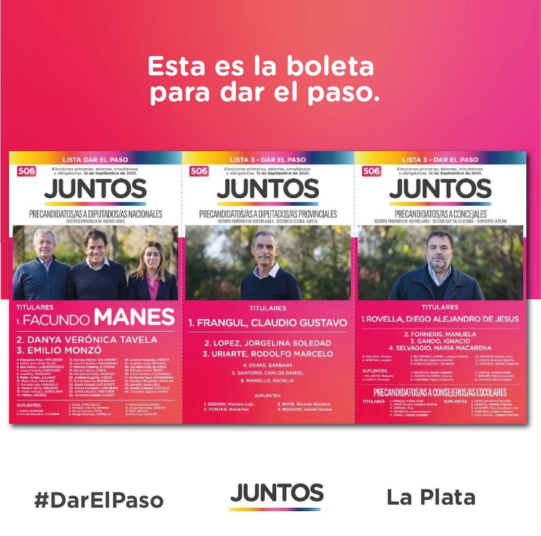 andrepiedras's tweet photo. Vamos a #DarElPaso #DarElPasoLaPlata #EsConManes https://t.co/ImAxri9ind