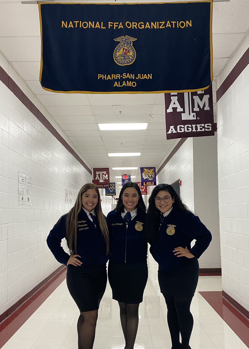 psja_ffa's tweet photo. Hi My name is Elisha Ozuna and I’m serving as your 2021-2022 Vice President! I love competing in different LDE’s, CDE’s and raising and showing cattle. I look forward to seeing how our FFA chapter can make a positive impact in your life because it certainly has made one in mine! https://t.co/xqv0DERh4D