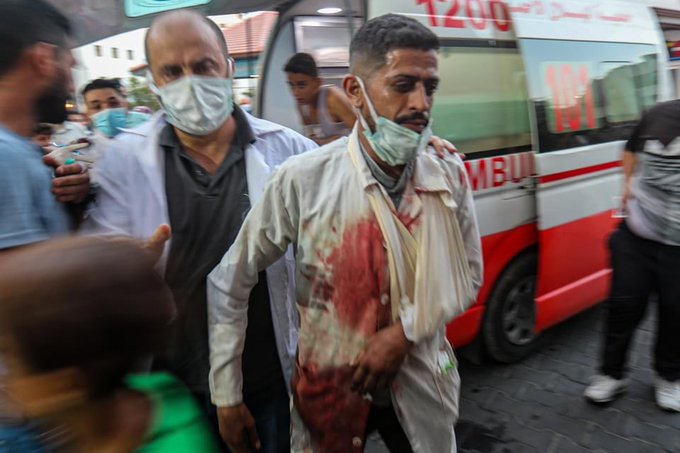 itranslate123's tweet photo. "We responded with riot dispersal means" means we sniped dozens of protestors in Gaza, and maimed kids, journalists, and medics.
#Gazaunderattack https://t.co/JRXXZuuw5V