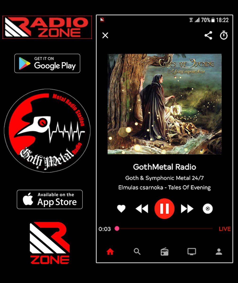 GothMetalRadio's tweet image. Tales Of Evening :  Elmúlás Csarnoka
Album : A Fény Nyomában
#Disdained  zeno.fm/GothMetal/