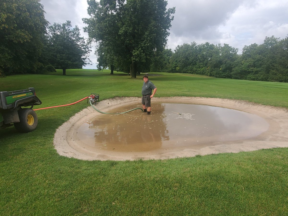 TollnerMike's tweet photo. Some member guest pics from Thursday. What a week. Over 7" of rain, but we pulled it off. The guys worked practically around the clock &amp; pulled the place back into shape, &amp; we got 2 out of 3 days of golf in.  Huge shout out to my whole crew! Thank you thank you thank you! https://t.co/Z0o1YcOzFT