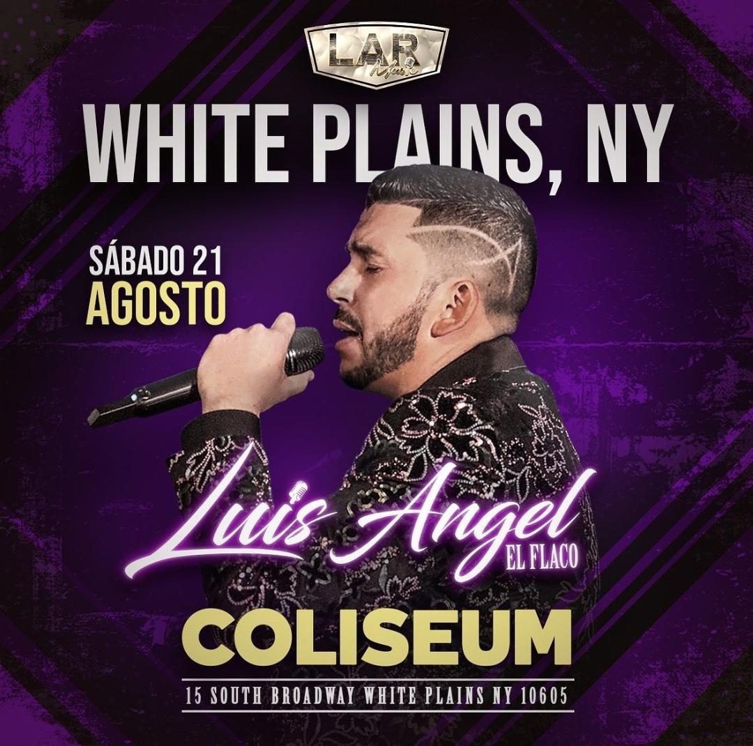 Hoy 2️⃣1️⃣ De Agosto Llega A White Plains, NY <a href="/luisangelelfla/">Luis Angel “El Flaco”</a> 

¡¡¡No te lo puedes perder!!! 🙌

<a href="/LaRMusicOficial/">La R Music</a>
<a href="/luisangelelfla/">Luis Angel “El Flaco”</a>
<a href="/NinasLuisAngel1/">Las Niñas De Luis Ángel</a>