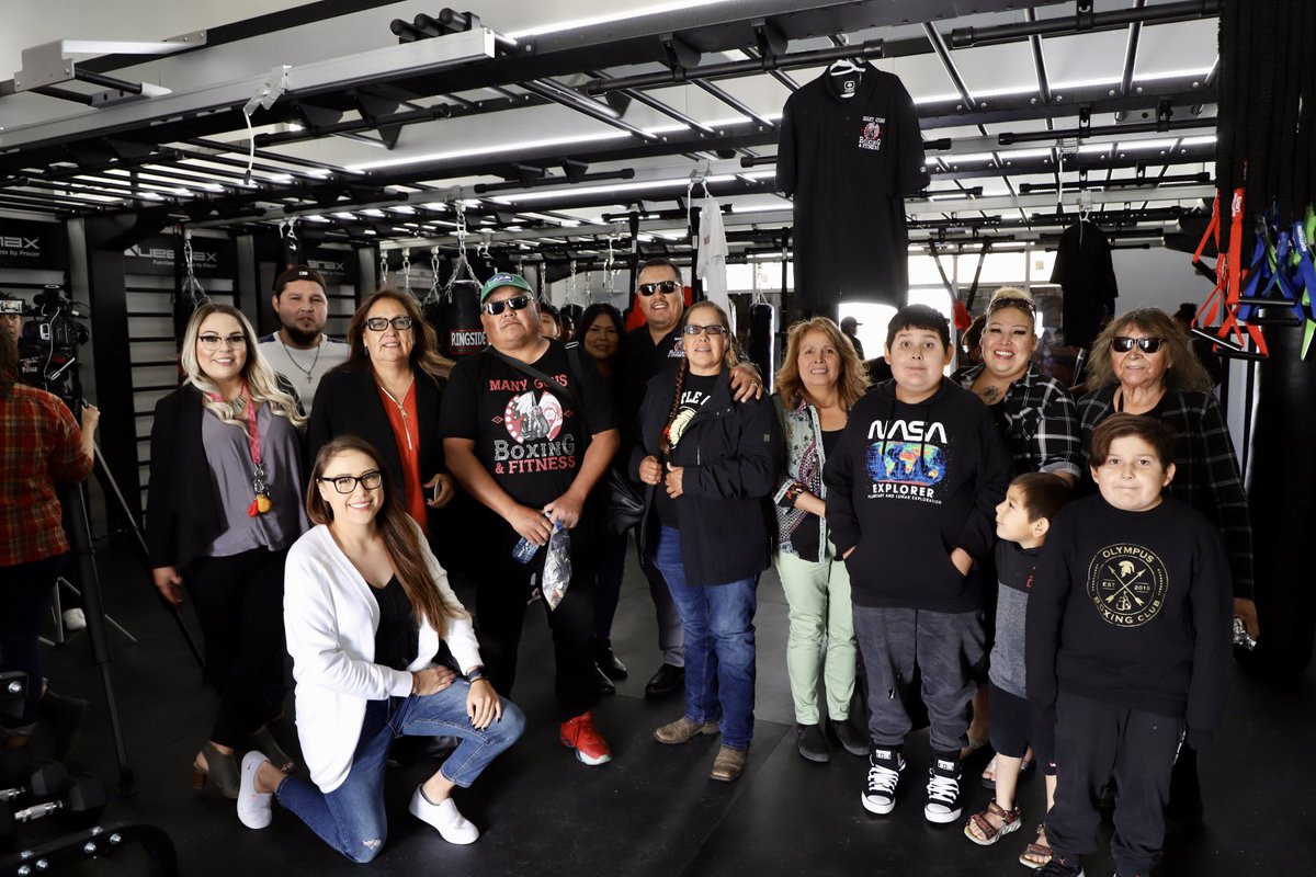 Thank you to the Many Guns family, honored guests and incredible team for making this day a reality. #SiksikaStrong #ManyGunsBoxingFitness #CommunityWellness #SN7 #MentalHealth #Recreation #Movement is Healing