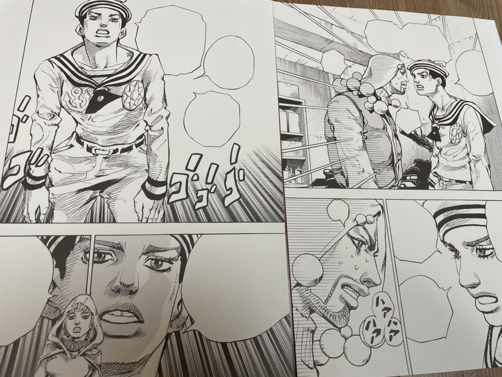 ジョジョリオン完結して なんか持ってたなーと思い出した 複製原画 た