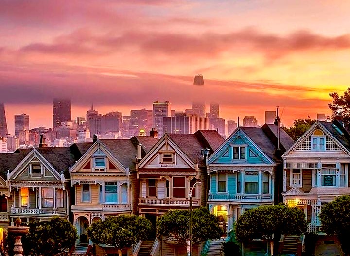 #photography #AlamoSquare #SanFrancisco