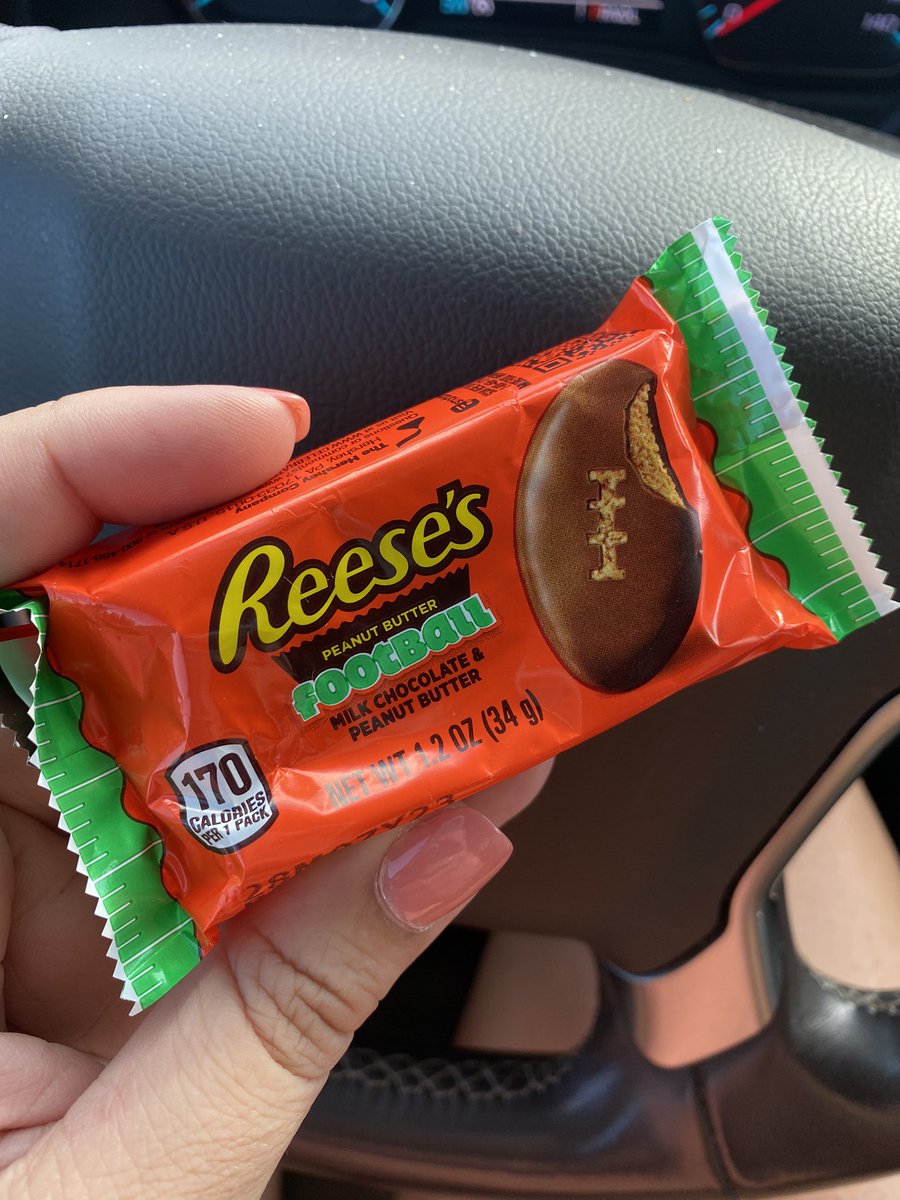 .<a href="/reeses/">REESE'S</a> needs to give the marketing genius that repackaged the #reeses eggs into footballs a raise haha #hereforit