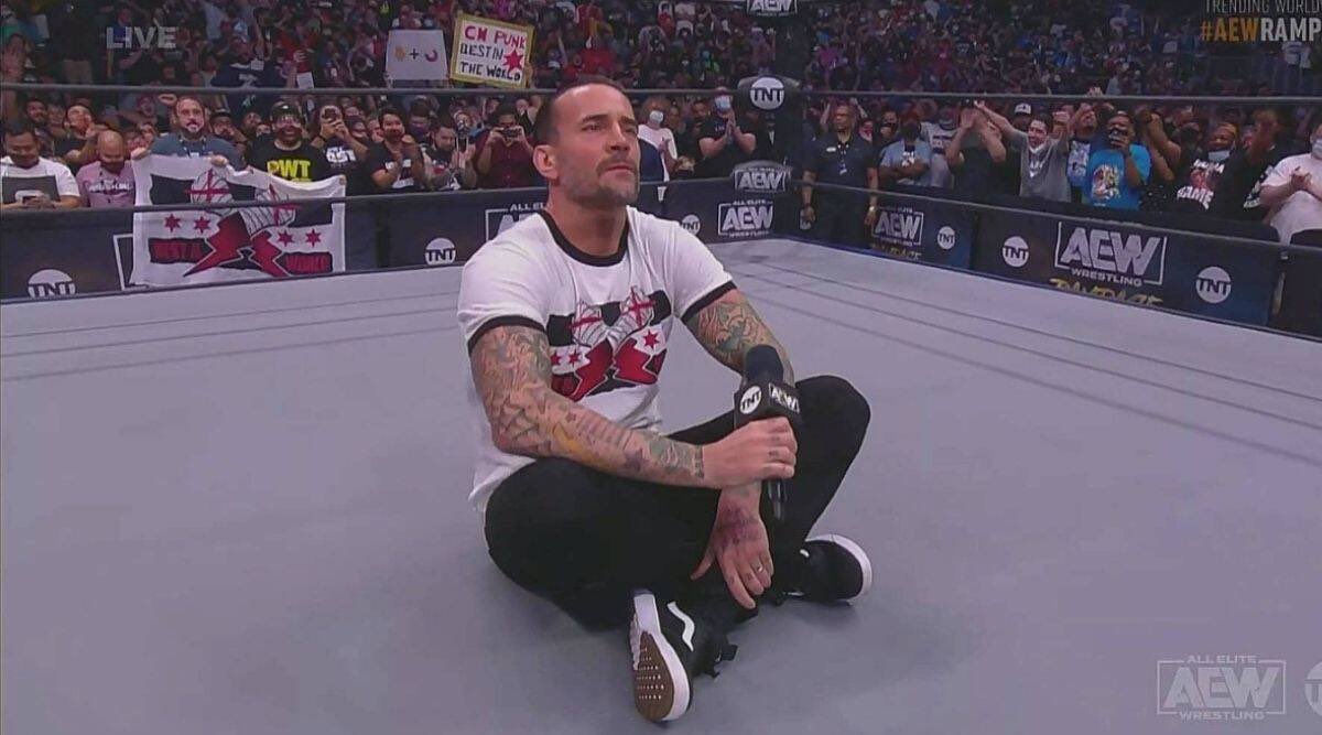 WROMpodcast's tweet image. Well he can definitely still cut one hell of a promo. We will soon find out if he can still put on a hell of a match. 
#CMPunk #CMPunkweek #cmpunkday #aew #AEWRampage #DarbyAllin #AllEliteWrestling #BestInTheWorld