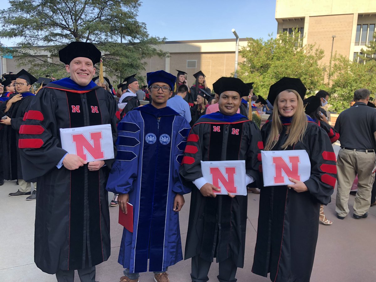 Rajib Saha (@rsaha_phd) on Twitter photo Meet the first 3 PhDβs from my <a href="/SSbio_UNL/">SSbioUNL</a> lab: Wheaton <a href="/BowTie_PhD/">Dr. Wheaton L. Schroeder, PhD</a>, Mohammad <a href="/guhamanob/">Mohammad Mazharul Islam</a> & Brandi who are off to their post docs at Maranas lab <a href="/PennStateChE/">Penn State Chemical Engineering</a> & <a href="/papinsysbio/">Papin Lab</a> at <a href="/UVAEngineers/">UVA Engineering</a>. Congrats, folks! <a href="/UNLincoln/">University of Nebraska-Lincoln</a> <a href="/UNLresearch/">Nebraska Research</a> <a href="/NebEngineering/">Nebraska Engineering</a> Meet the first 3 PhDβs from my <a href="/SSbio_UNL/">SSbioUNL</a> lab: Wheaton <a href="/BowTie_PhD/">Dr. Wheaton L. Schroeder, PhD</a>, Mohammad <a href="/guhamanob/">Mohammad Mazharul Islam</a> & Brandi who are off to their post docs at Maranas lab <a href="/PennStateChE/">Penn State Chemical Engineering</a> & <a href="/papinsysbio/">Papin Lab</a> at <a href="/UVAEngineers/">UVA Engineering</a>. Congrats, folks! <a href="/UNLincoln/">University of Nebraska-Lincoln</a> <a href="/UNLresearch/">Nebraska Research</a> <a href="/NebEngineering/">Nebraska Engineering</a>