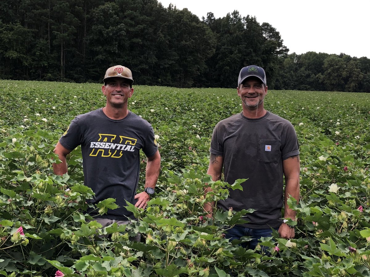 Monty Bain is still on the road! Thanks to these growers across Virginia for sharing their time and showing off a great cotton crop!