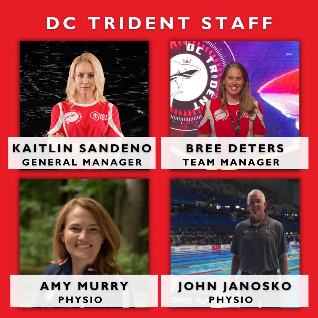 🤩 What a crew! Passion, positivity, experience, devotion, enthusiasm, and good vibes only. Extremely proud and grateful for these incredible human beings taking on @iswimleague Season 3 with DCT ! Let’s go TEAM! #isl2021 #rockthered #tridentup #dctrident