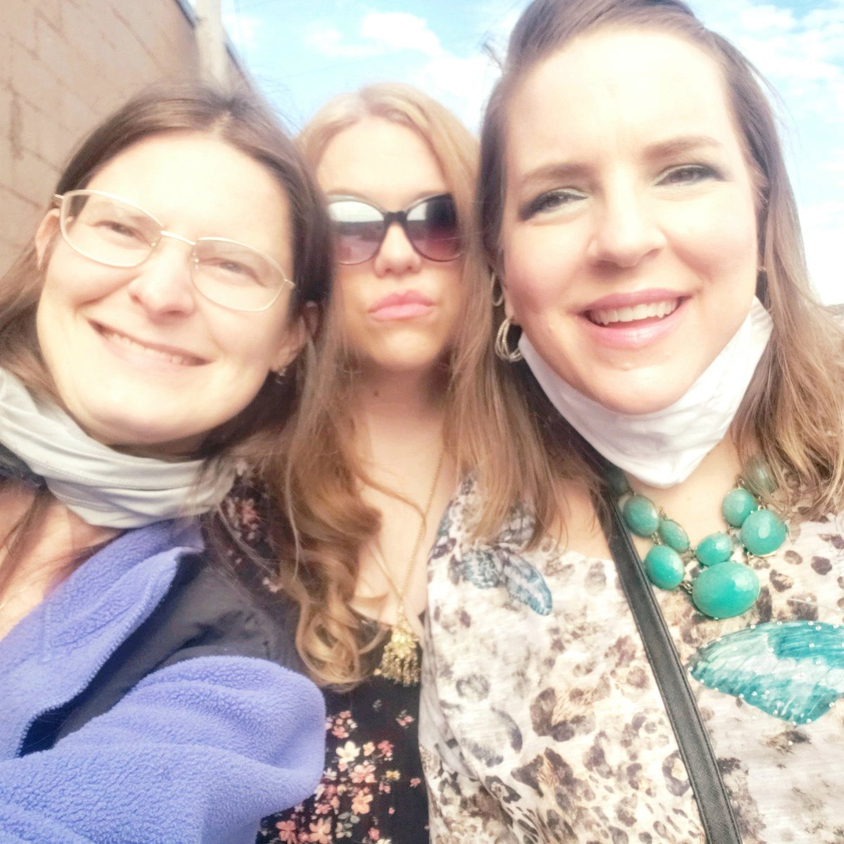 Me and my lady friends having a great time at Stand Up Live comedy club in Huntsville, Alabama.