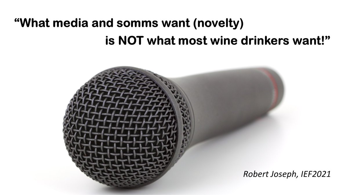 A true fact reiterated by <a href="/robertjoseph/">wine thinker (robertjoseph on Bluesky)</a>  at #IEF2021 ! 
#IEF2021 #wineforum #onlineforum #economicforum #winebusiness #wineindustry