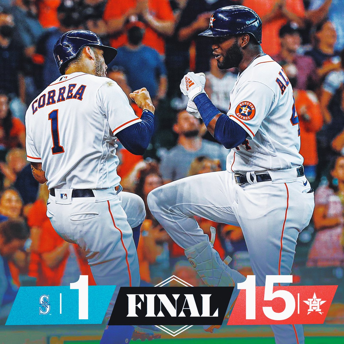 27 runs in their last two games. 

The <a href="/Astros/">Houston Astros</a> offense is scary. atmlb.com/JITBgz