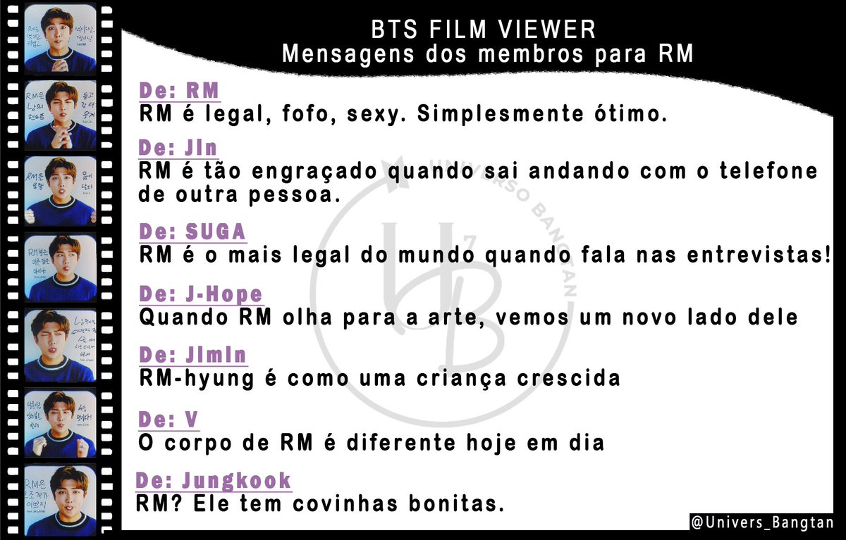 UniversBTS_'s tweet photo. 📝 Film BTS Viewer Bubblegum Talk – Mensagens especiais dos membros. 💜(1/2) 

    ♡ É muito amor e envolvido. ♡

🦩@BTS_twt ©btstranslation7 

+ https://t.co/Xj0BX0u7J6