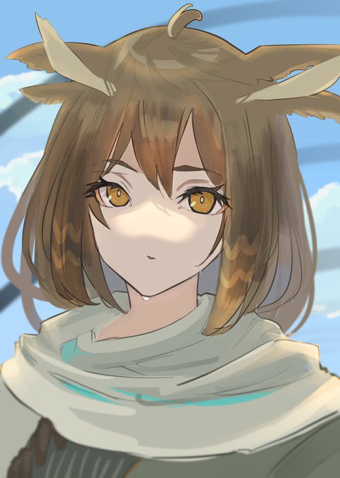 水も滴るいい女🦉in 温室
#アークナイツ 